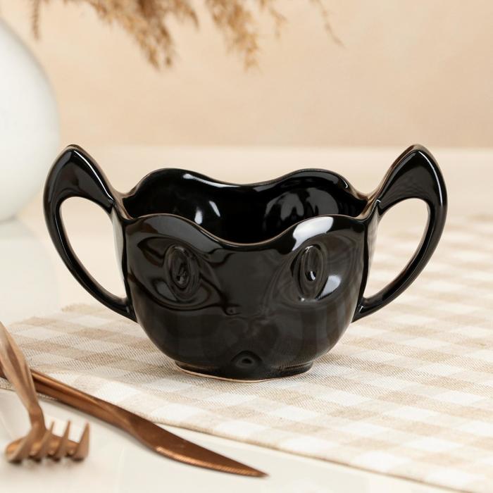 Конфетница-органайзер "Кот", чёрная, 0.3 л
Конфетница-органайзер "Кот", чёрная, 0.3 л