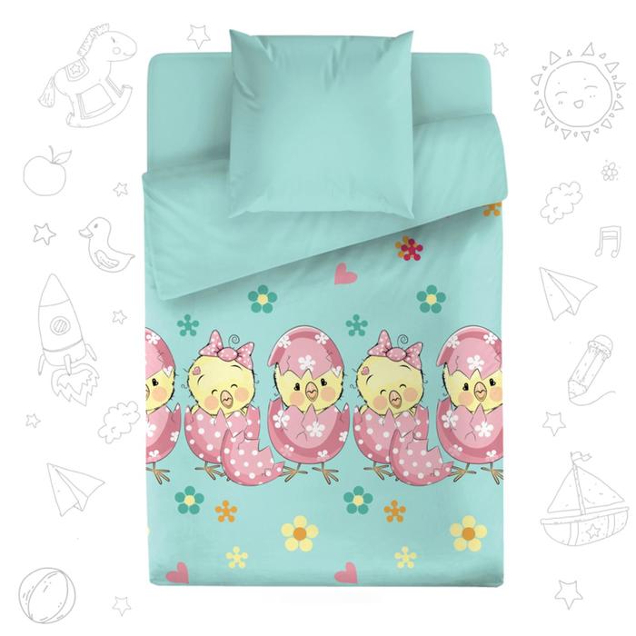 КПБ детское «Цыплята», размер 150x215 см, 145x215 см, 70x70 см
КПБ детское «Цыплята», размер 150x215 см, 145x215 см, 70x70 см