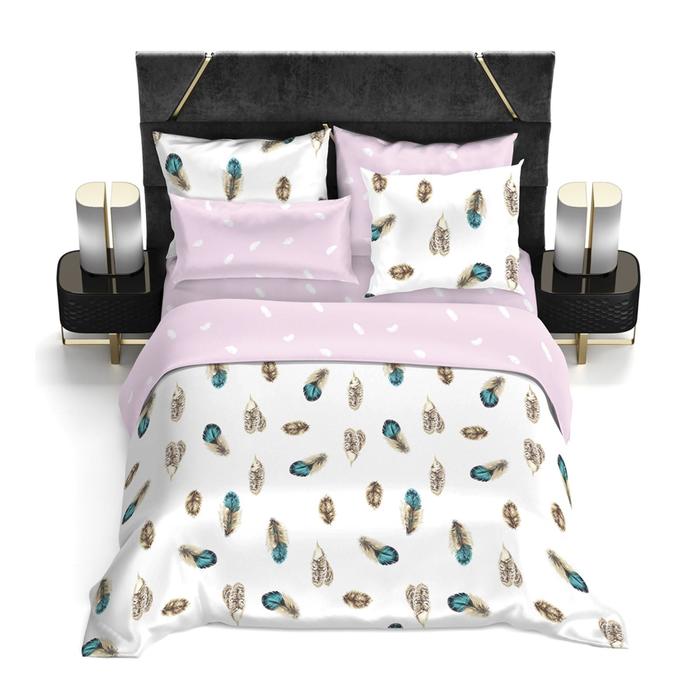 КПБ «Валентайн» дуэт, размер 215x240 см, 145x215 см - 2 шт, 70x70 см - 2 шт 
КПБ «Валентайн» дуэт, размер 215x240 см, 145x215 см - 2 шт, 70x70 см - 2 шт