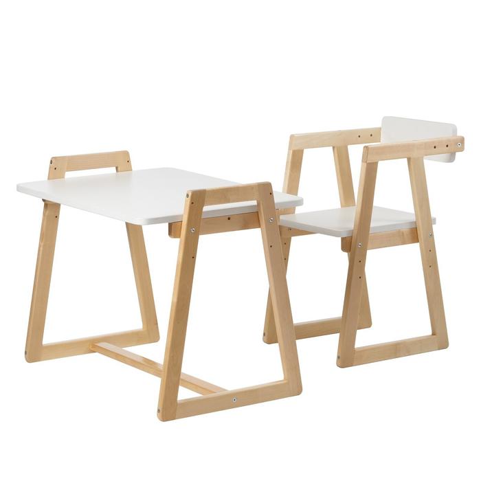 Набор Парта и Стул регулируемые Сева, рост ребенка 100-145 см, Массив березы/Лдсп белый
Набор Парта и Стул регулируемые Сева, рост ребенка 100-145 см, Массив березы/Лдсп белый