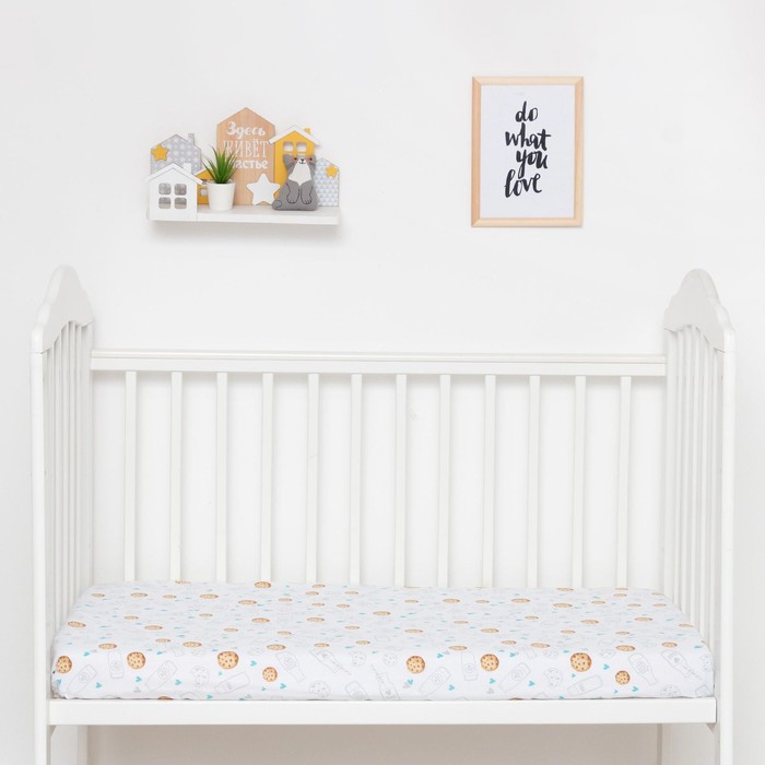 Простыня прямоугольная Крошка Я Milk Cookie 100х160см, 100% хл, бязь
Простыня прямоугольная Крошка Я Milk Cookie 100х160см, 100% хл, бязь