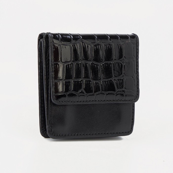 Кошелёк на кнопке, цвет чёрный
Кошелёк на кнопке, цвет чёрный