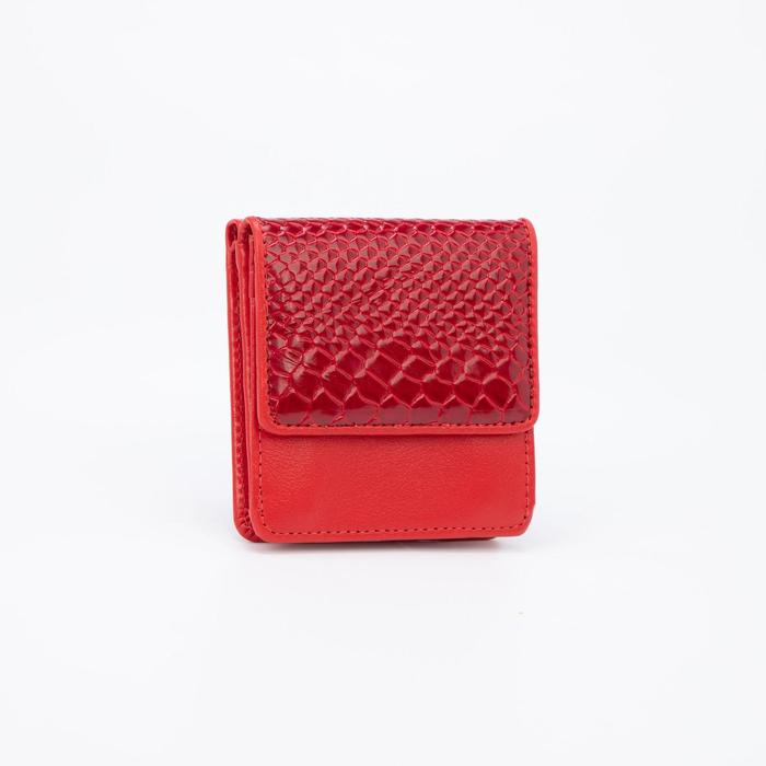 Кошелёк на кнопке, цвет красный
Кошелёк на кнопке, цвет красный