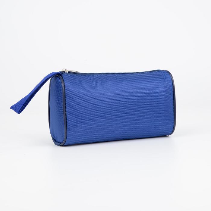 Косметичка на молнии, цвет синий 
Косметичка на молнии, цвет синий