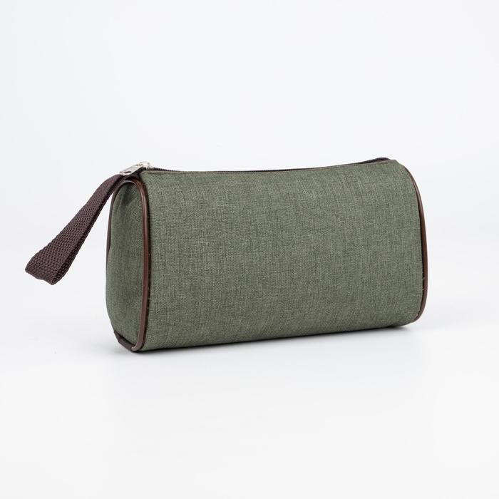 Косметичка на молнии, цвет хаки
Косметичка на молнии, цвет хаки