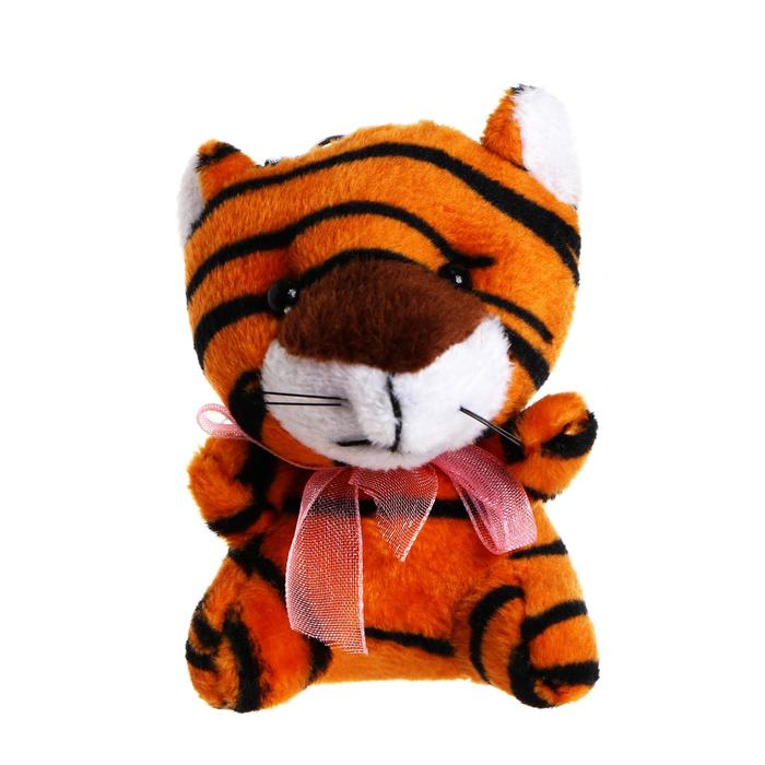 Мягкая игрушка «Тигр с бантом», на брелоке, цвета МИКС
Мягкая игрушка «Тигр с бантом», на брелоке, цвета МИКС