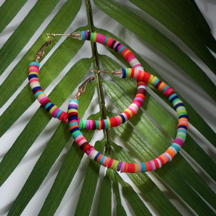 Серьги-кольца "Бисер". цветные, d=6
Серьги-кольца "Бисер". цветные, d=6