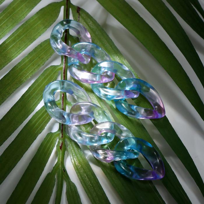 Серьги пластик "Цепь" полупрозрачные, цвет сине-фиолетовый
Серьги пластик "Цепь" полупрозрачные, цвет сине-фиолетовый