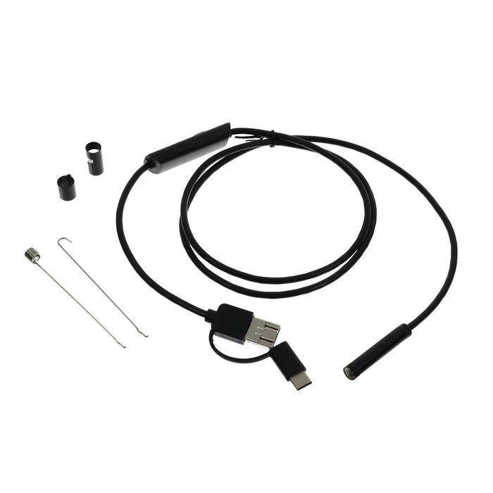 Камера-эндоскоп К2, влагозащитная IP67, 100 см, 6 LED, 3 разъема
Камера-эндоскоп К2, влагозащитная IP67, 100 см, 6 LED, 3 разъема