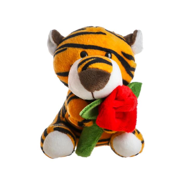 Мягкая игрушка «Тигрёнок с розой», на присоске, цвета МИКС
Мягкая игрушка «Тигрёнок с розой», на присоске, цвета МИКС