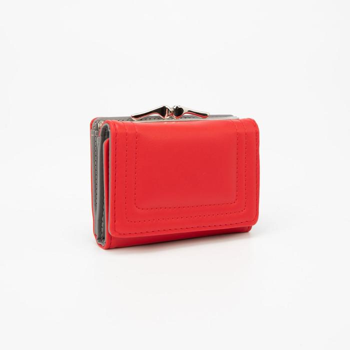 Кошелёк на кнопке, цвет красный
Кошелёк на кнопке, цвет красный