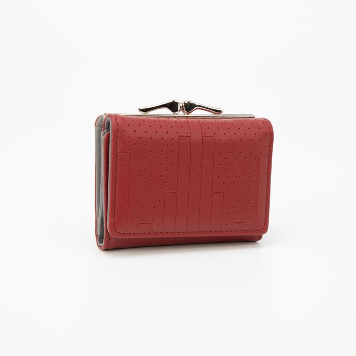 Кошелёк женский, отдел на кнопке, цвет бордовый
Кошелёк женский, отдел на кнопке, цвет бордовый