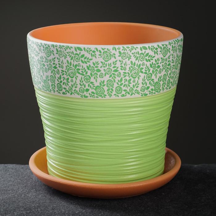 Горшок цветочный "Романс" светло-зеленый тополь №3, 2л
Горшок цветочный "Романс" светло-зеленый тополь №3, 2л