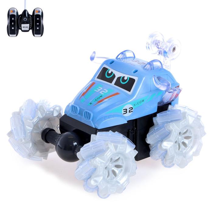 Машина-перевёртыш радиоуправляемая «Трюкач», работает от батареек, световые эффекты, МИКС
Машина-перевёртыш радиоуправляемая «Трюкач», работает от батареек, световые эффекты, МИКС