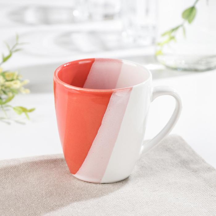Кружка «Полоски», 240 мл, цвет коралловый
Кружка «Полоски», 240 мл, цвет коралловый