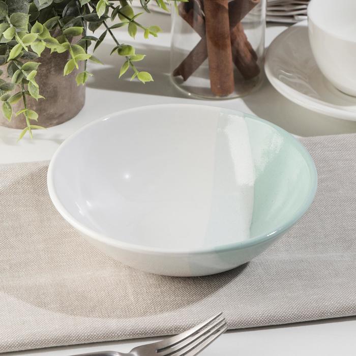 Салатник «Полоски», 500 мл, d=16 см, цвет мятный
Салатник «Полоски», 500 мл, d=16 см, цвет мятный