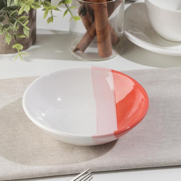 Салатник «Полоски», 300 мл, d=13 см, цвет коралловый
Салатник «Полоски», 300 мл, d=13 см, цвет коралловый
