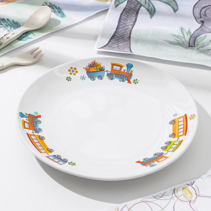 Тарелка «Паровозик», d=21 см
Тарелка «Паровозик», d=21 см