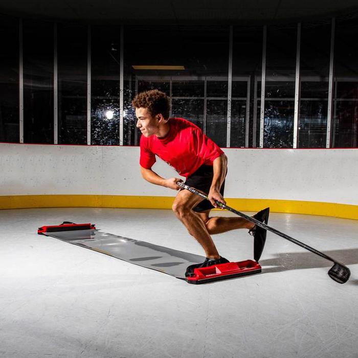 фото Слайд-доска для отработки техники катания на коньках slide board pro, 253 х 60 см
