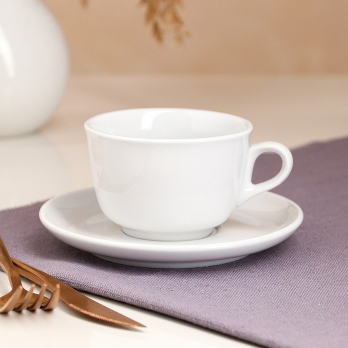 Чайная пара "Сиеста", чашка 150 мл, блюдце d=135 мм, 1 сорт
Чайная пара "Сиеста", чашка 150 мл, блюдце d=135 мм, 1 сорт