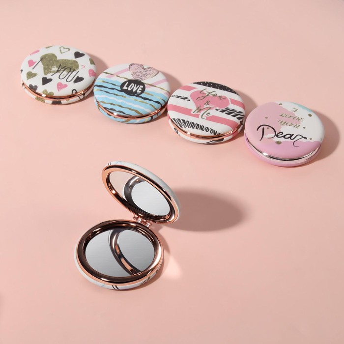 Зеркало складное «Любовь», d 7,5 см, с увеличением, рисунок МИКС
Зеркало складное «Любовь», d 7,5 см, с увеличением, рисунок МИКС