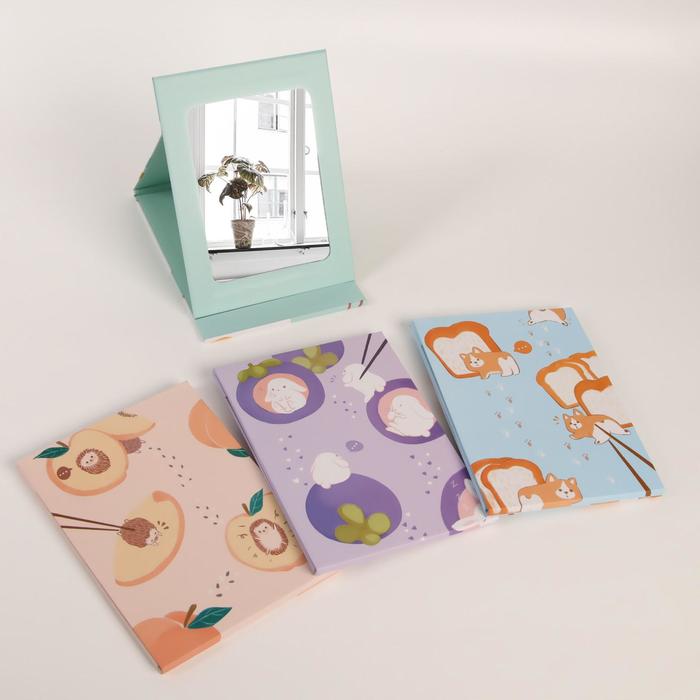 Зеркало настольное, зеркальная поверхность 10,6 × 15,5 см, рисунок МИКС
Зеркало настольное, зеркальная поверхность 10,6 × 15,5 см, рисунок МИКС