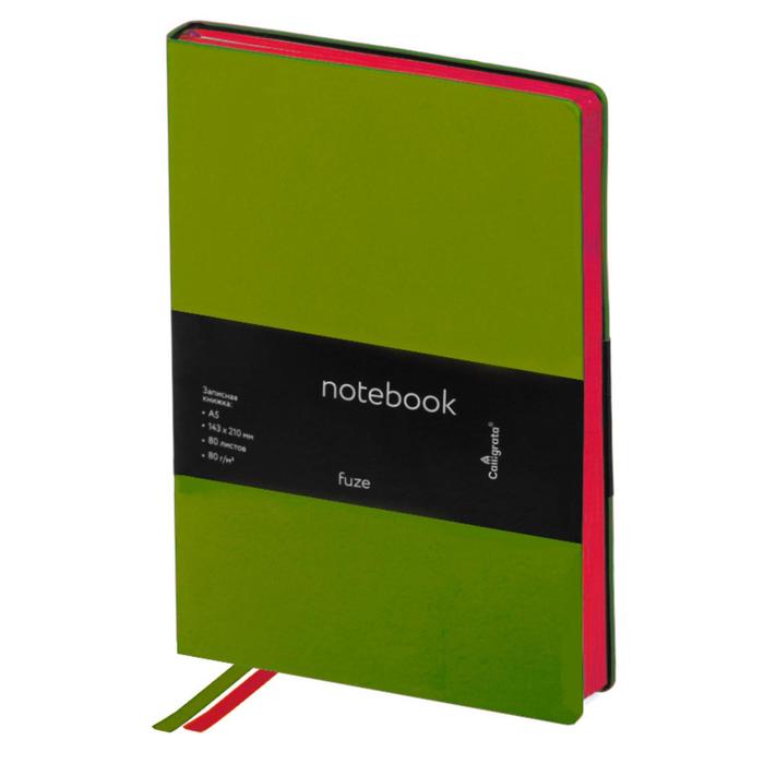 Колледж-тетрадь Fuze А5, 80 листов в клетку, кожзам, фуксия срез, салатовая
Колледж-тетрадь Fuze А5, 80 листов в клетку, кожзам, фуксия срез, салатовая