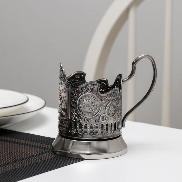 Подстаканник «Банный», никелированный с чернью
Подстаканник «Банный», никелированный с чернью