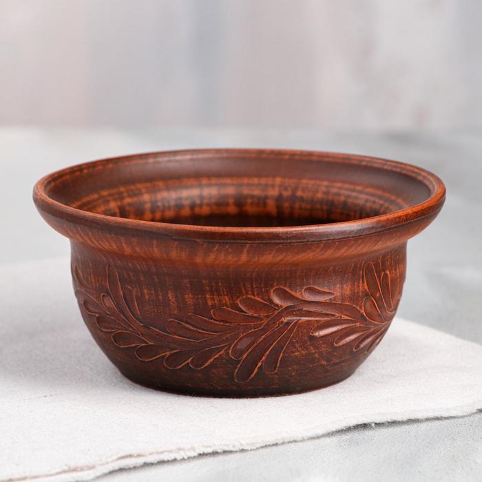 Салатник "Резной узор", декор, красная глина, 0.5 л
Салатник "Резной узор", декор, красная глина, 0.5 л