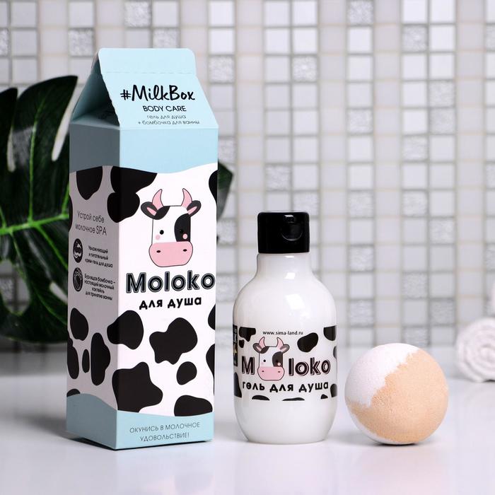 Набор MOLOKO гель для душа, бомбочка для ванны
Набор MOLOKO гель для душа, бомбочка для ванны