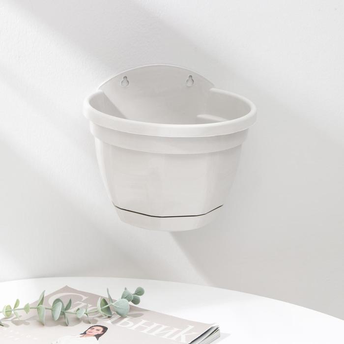 Кашпо настенное «Ника», d=20 см, цвет светло-серый
Кашпо настенное «Ника», d=20 см, цвет светло-серый