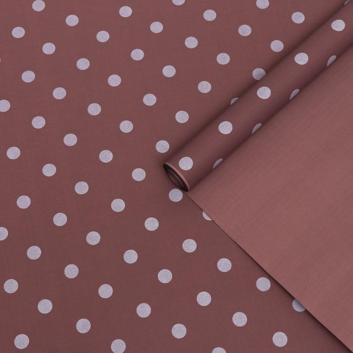 Бумага упаковочная крафтовая, "Горох белый", кофе, 0,55 х 10 м
Бумага упаковочная крафтовая, "Горох белый", кофе, 0,55 х 10 м