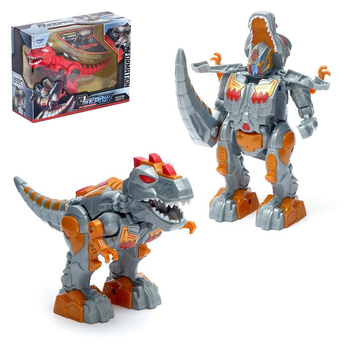 Робот с трансформацией «Тираннозавр», цвета серый
Робот с трансформацией «Тираннозавр», цвета серый
