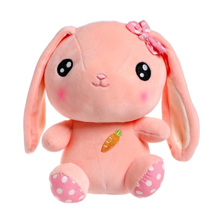 Мягкая игрушка «Зайка с бантиком», цвета МИКС 
Мягкая игрушка «Зайка с бантиком», цвета МИКС