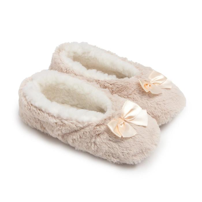 Тапочки женские, цвет бежевый, размер 40
Тапочки женские, цвет бежевый, размер 40