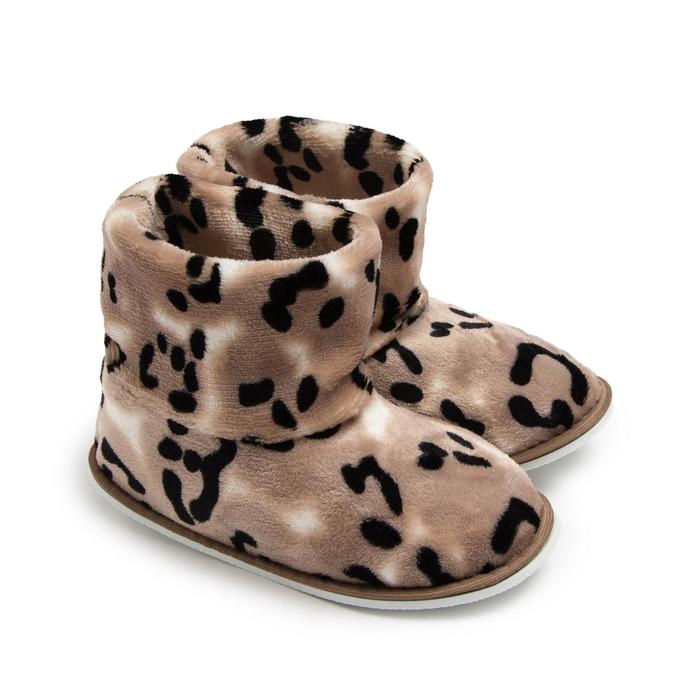 Тапочки женские, цвет бежевый леопард, размер 37
Тапочки женские, цвет бежевый леопард, размер 37