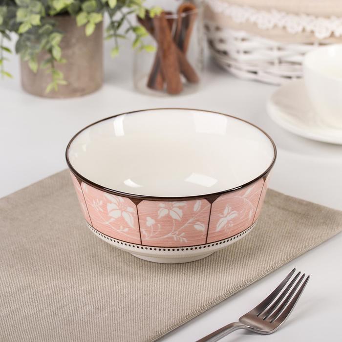 Салатник «Вдохновение», 15×7,5 см, цвет розовый
Салатник «Вдохновение», 15×7,5 см, цвет розовый