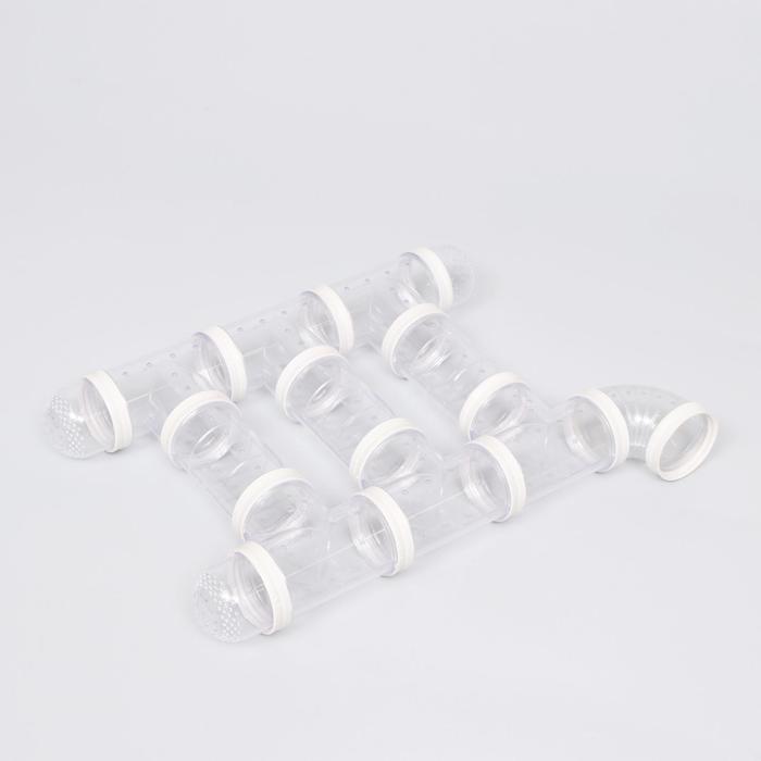 Лабиринт для грызунов №5,13 элементов, прозрачный
Лабиринт для грызунов №5,13 элементов, прозрачный