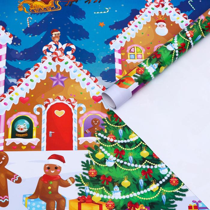 Бумага упаковочная глянцевая "Новогодние танцы", 50 х 70 см
Бумага упаковочная глянцевая "Новогодние танцы", 50 х 70 см