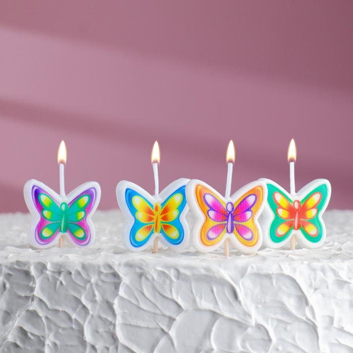 Свечи в торт на шпажках "Бабочки", 6,6х3,8 см, 25 гр, набор 4 шт
Свечи в торт на шпажках "Бабочки", 6,6х3,8 см, 25 гр, набор 4 шт