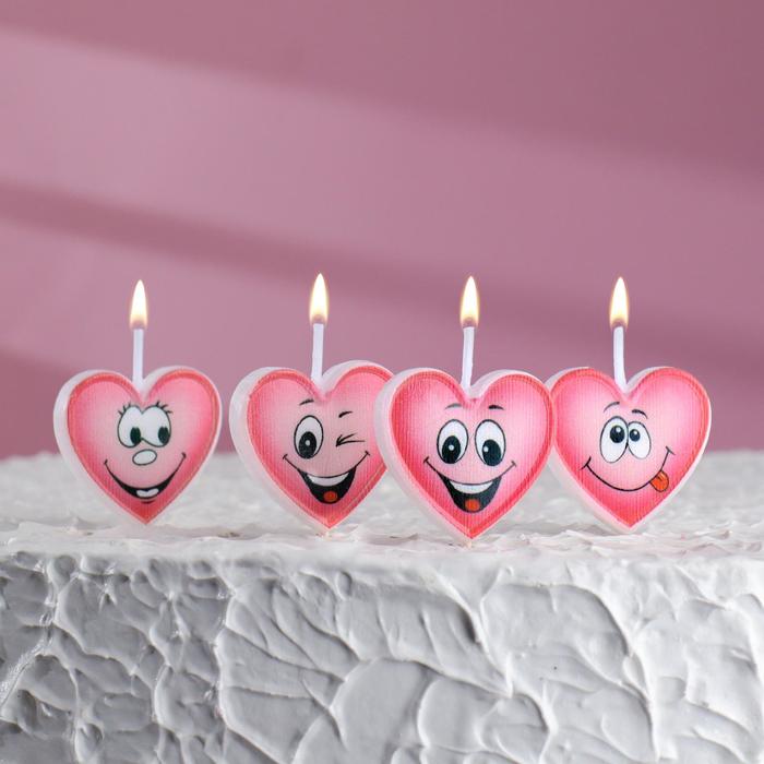 Свечи для торта на шпажках "Веселые сердечки", 6.6х3.8 см, 25 гр, 4 шт
Свечи для торта на шпажках "Веселые сердечки", 6.6х3.8 см, 25 гр, 4 шт