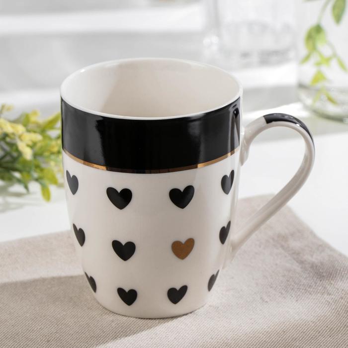 Кружка Magistro «Чёрное сердце», 350 мл
Кружка Magistro «Чёрное сердце», 350 мл