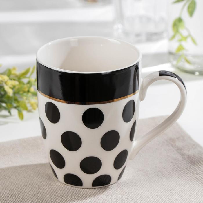 Кружка Magistro «Чёрный горох», 350 мл 
Кружка Magistro «Чёрный горох», 350 мл