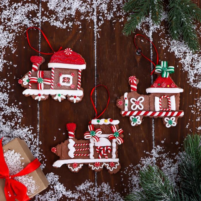 Украшение ёлочное "Пряничный паровозик" 10х9 см, микс
Украшение ёлочное "Пряничный паровозик" 10х9 см, микс