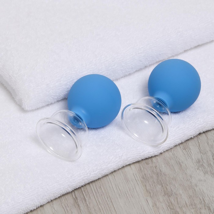 Набор вакуумных банок для массажа, стеклянные, d 50 мм, 2 шт
Набор вакуумных банок для массажа, стеклянные, d 50 мм, 2 шт