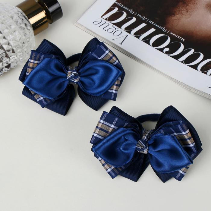 Резинка для волос "Бантик" (цена за пару) изумруд клетка, микс
Резинка для волос "Бантик" (цена за пару) изумруд клетка, микс