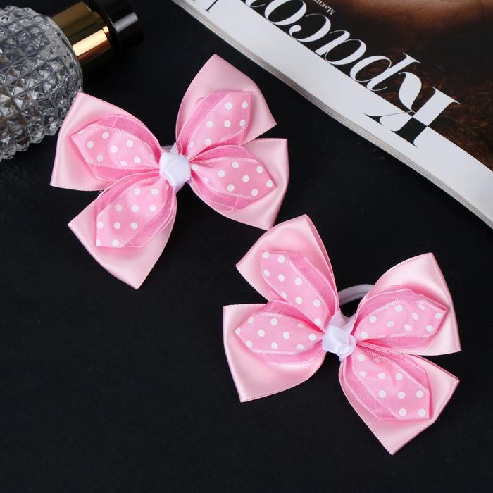 Резинка для волос "Бантик" (цена за пару) нежность горох, микс
Резинка для волос "Бантик" (цена за пару) нежность горох, микс