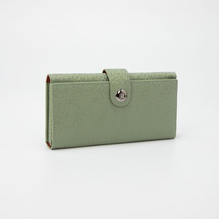 Кошелёк на магните, цвет зелёный
Кошелёк на магните, цвет зелёный