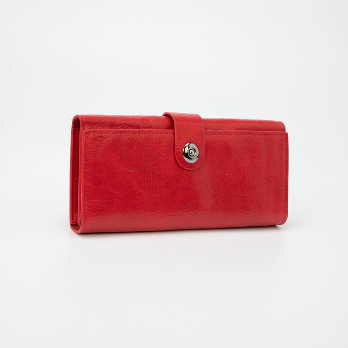 Кошелёк женский, 2 отдела на магните, цвет красный
Кошелёк женский, 2 отдела на магните, цвет красный