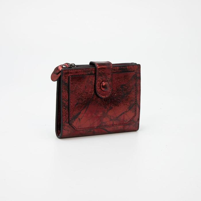 Кошелёк на кнопке, цвет бордовый
Кошелёк на кнопке, цвет бордовый